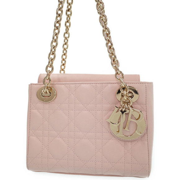 Christian Dior Lady Dior Double Chain Mini Shoulder Bag - Picture 1 of 8
